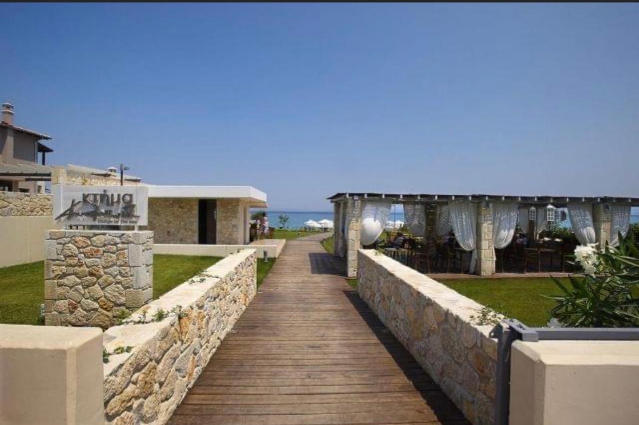 Detached Villa With Sea View Chaniotis Exterior foto